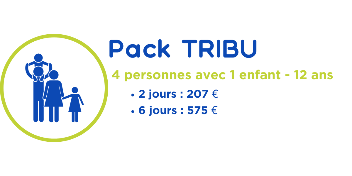 Pack tribu Montclar les 2 vallées