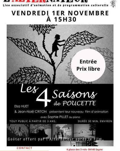 Les 4 saisons de Poucette