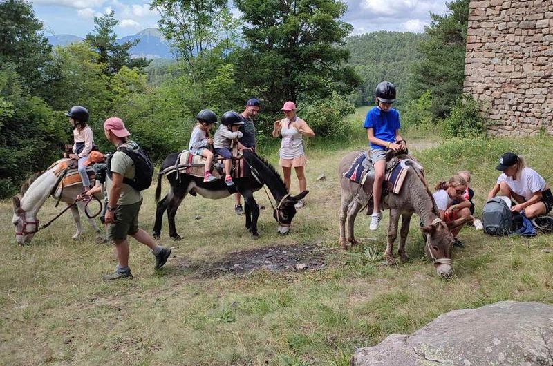 Balade de Montclar à La Bréole avec Tis’Ânes