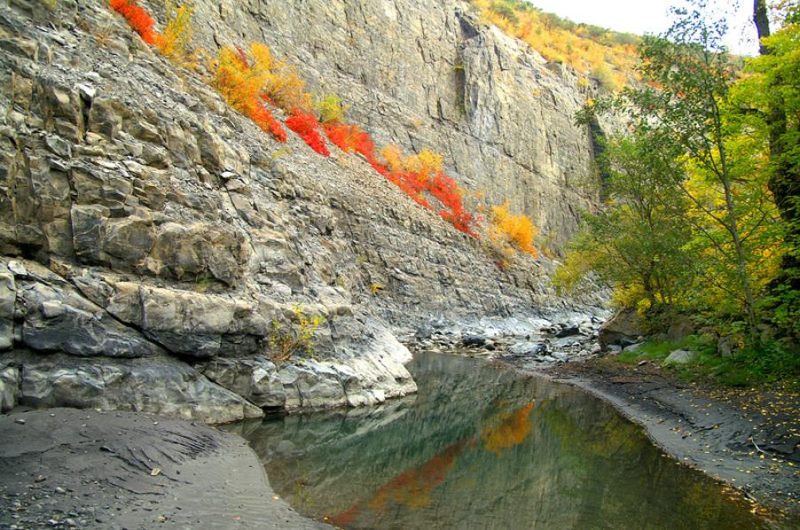 Les gorges de la Blanche